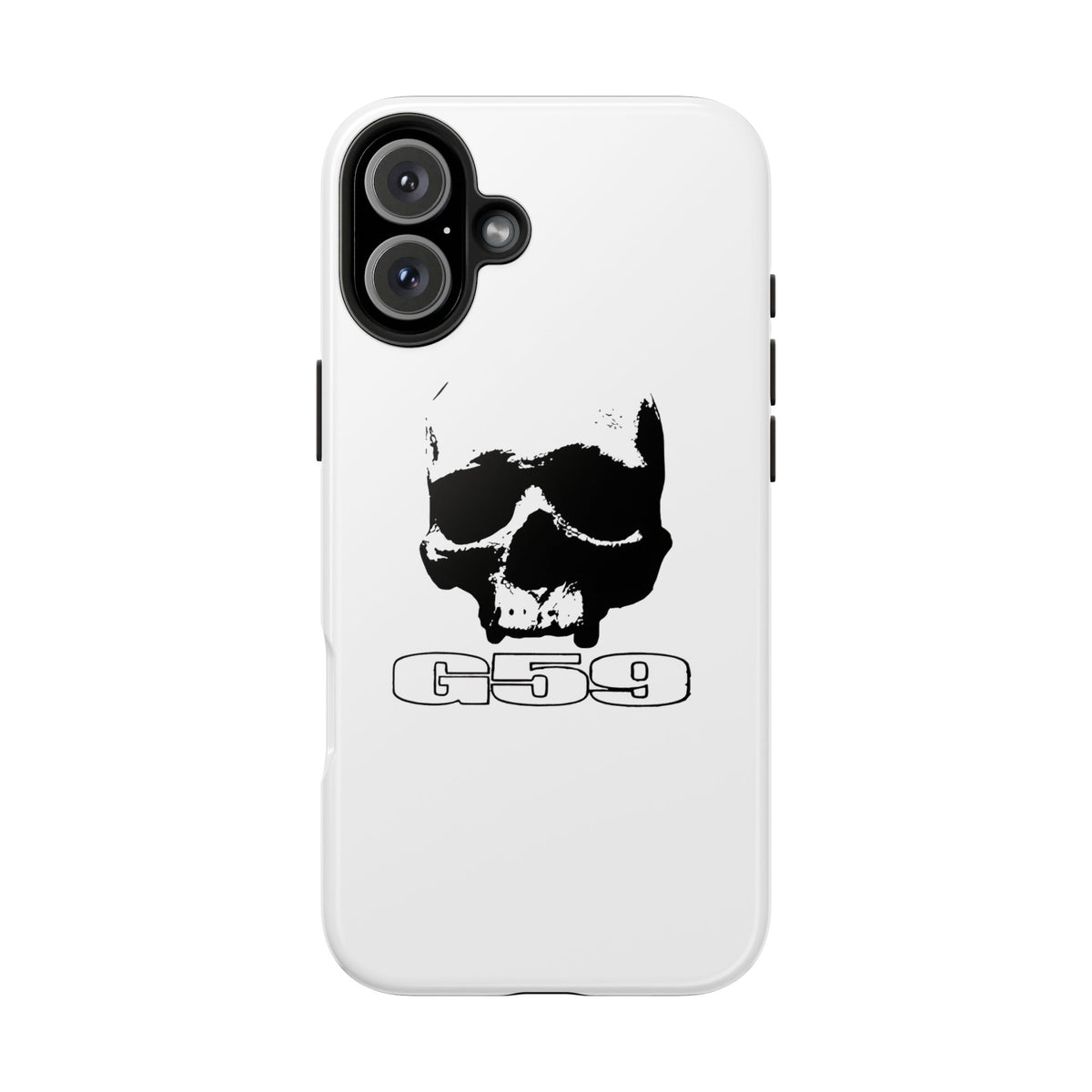White G59 Tough Phone Case