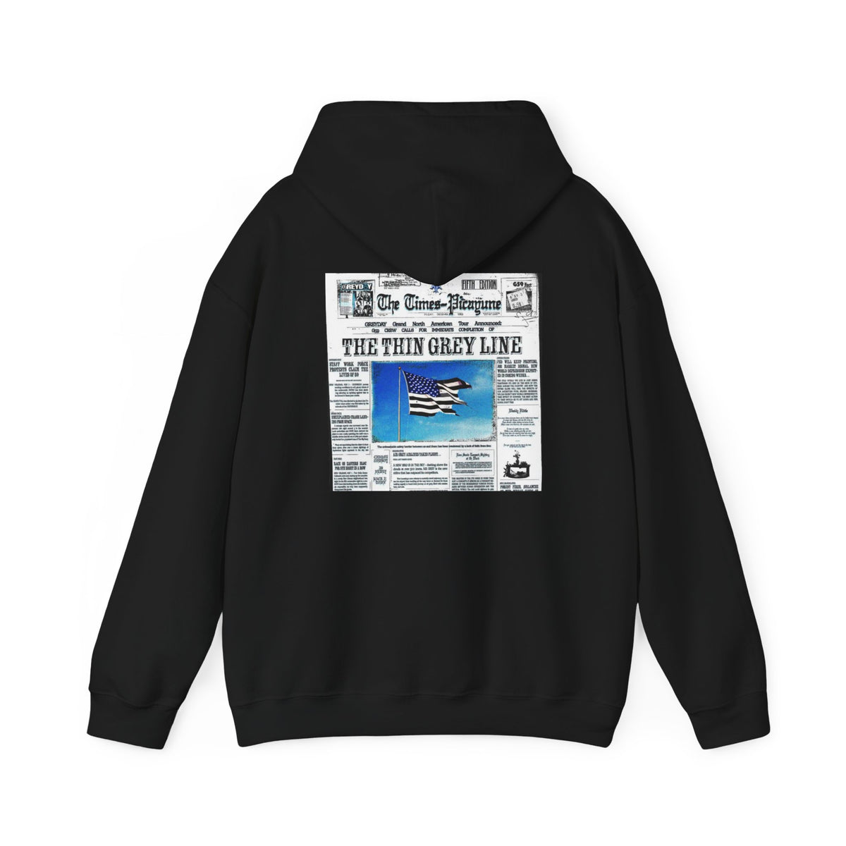 SuicideBoys The Thin Grey Line Single Cover Hoodie