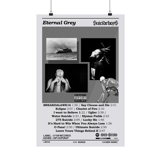 SuicideBoys Eternal Grey Album Poster