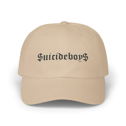 SuicideBoys Embroidered White / Stone Cap