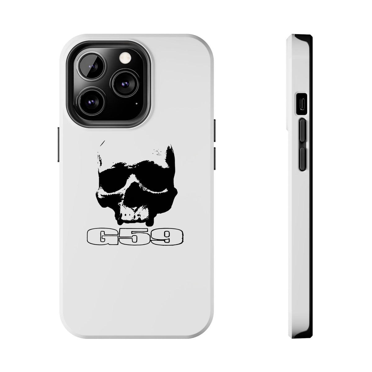White G59 Tough Phone Case