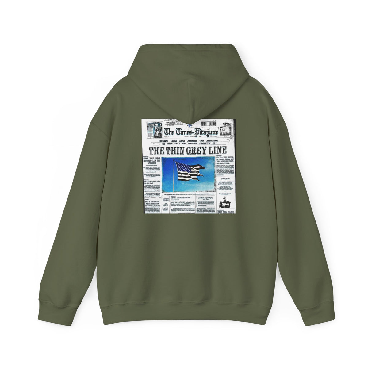 SuicideBoys The Thin Grey Line Single Cover Hoodie